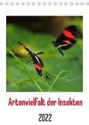Artenvielfalt der Insekten (Tischkalender 2022 DIN A5 hoch)