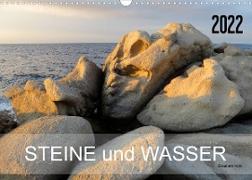 Steine und Wasser (Wandkalender 2022 DIN A3 quer)