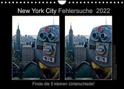 New York City Fehlersuche 2022 (Wandkalender 2022 DIN A4 quer)