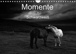 Momente in Schwarzweiß (Wandkalender 2022 DIN A4 quer)