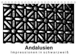 Andalusien Impressionen in schwarzweiß (Tischkalender 2022 DIN A5 quer)
