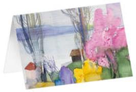 Baumblüte - Kunst-Faltkarten ohne Text (5 Stück)