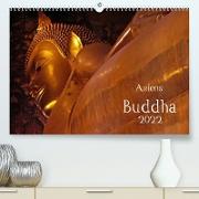 Asiens Buddha (Premium, hochwertiger DIN A2 Wandkalender 2022, Kunstdruck in Hochglanz)