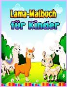 Lama-Malbuch für Kinder von 4-8 Jahren