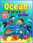 Ocean Coloring Book For Kids Ages 4-8