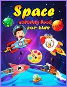 Space Coloring Book For Kids For Kids Ages 4-8