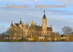 Schwerin - Impressionen (Wandkalender 2022 DIN A2 quer)