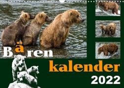 Bärenkalender (Wandkalender 2022 DIN A3 quer)