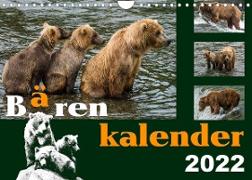 Bärenkalender (Wandkalender 2022 DIN A4 quer)