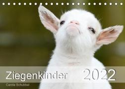 Ziegenkinder (Tischkalender 2022 DIN A5 quer)