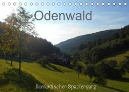 Odenwald - Romantischer Spaziergang (Tischkalender 2022 DIN A5 quer)