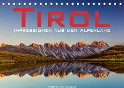 Tirol - Impressionen aus dem Alpenland (Tischkalender 2022 DIN A5 quer)