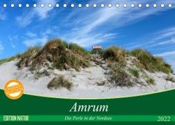 Amrum, die Perle in der Nordsee (Tischkalender 2022 DIN A5 quer)