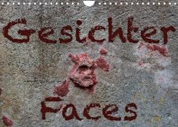 Gesichter -Faces (Wandkalender 2022 DIN A4 quer)
