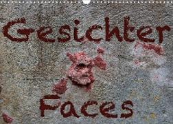 Gesichter -Faces (Wandkalender 2022 DIN A3 quer)