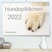 Hundepfötchen (Premium, hochwertiger DIN A2 Wandkalender 2022, Kunstdruck in Hochglanz)