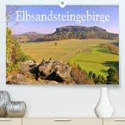 Elbsandsteingebirge (Premium, hochwertiger DIN A2 Wandkalender 2022, Kunstdruck in Hochglanz)