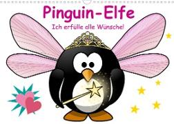 Pinguin-Elfe (Wandkalender 2022 DIN A3 quer)