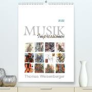 MUSIK Impressionen (Premium, hochwertiger DIN A2 Wandkalender 2022, Kunstdruck in Hochglanz)