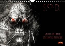S.O.D. - Skulls Of Death Vol. II - Totenkopf Artworks (Wandkalender 2022 DIN A4 quer)