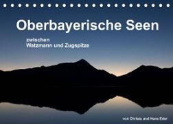 Oberbayerische Seen (Tischkalender 2022 DIN A5 quer)