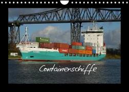 Containerschiffe (Wandkalender 2022 DIN A4 quer)