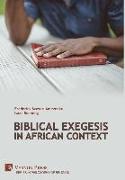 Biblical Exegesis in African Context