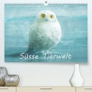 Süsse Tierwelt / CH-Version / Geburtstagskalender (Premium, hochwertiger DIN A2 Wandkalender 2022, Kunstdruck in Hochglanz)