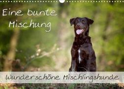 Eine bunte Mischung - wunderschöne Mischlingshunde / Geburtstagskalender (Wandkalender 2022 DIN A3 quer)