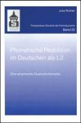 Phonetische Reduktion im Deutschen als L2