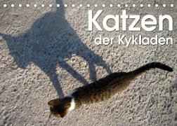 Katzen der Kykladen (Tischkalender 2022 DIN A5 quer)