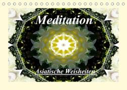 Meditation - Asiatische Weisheiten (Tischkalender 2022 DIN A5 quer)