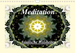 Meditation - Asiatische Weisheiten (Wandkalender 2022 DIN A4 quer)