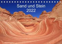 Sand und Stein 2022 (Tischkalender 2022 DIN A5 quer)