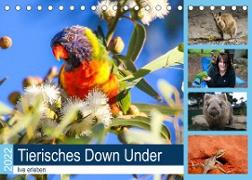 Tierisches Down Under - live erleben (Tischkalender 2022 DIN A5 quer)