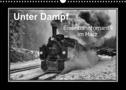 Unter Dampf - Eisenbahnromantik im Harz (Wandkalender 2022 DIN A3 quer)