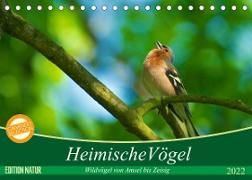 Heimische Vögel (Tischkalender 2022 DIN A5 quer)