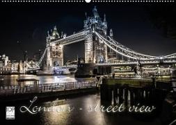 London - street view (Wandkalender 2022 DIN A2 quer)