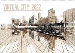 VIRTUAL CITY 2022 CH-Version (Wandkalender 2022 DIN A2 quer)