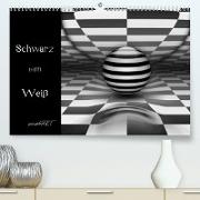 Schwarz trifft Weiß (Premium, hochwertiger DIN A2 Wandkalender 2022, Kunstdruck in Hochglanz)