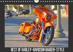 BEST OF HARLEY-DAVIDSON BAGGER-STYLE (Wandkalender 2022 DIN A4 quer)