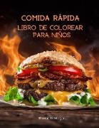 Comida rápida Libro de colorear para niños