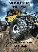 Monster Truck Coloring Book for Kids