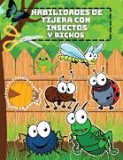 Habilidades de Tijera con Insectos y Bichos: Un divertido cuaderno de prácticas de recorte con bichos para niños Libro de actividades de preescolar a