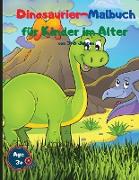 Dinosaurier-Malbuch für Kinder im Alter von 3-6 Jahren