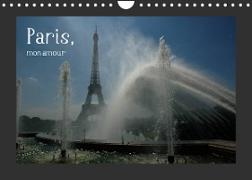 Paris, mon amour (Wandkalender 2022 DIN A4 quer)