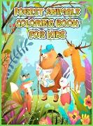 Forest Animals Coloring Book For Kids