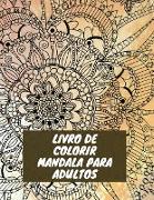 Livro de colorir mandala para adultos