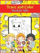 Trace and Color Book for Kids