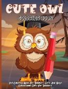 Cute Owl Coloring Book